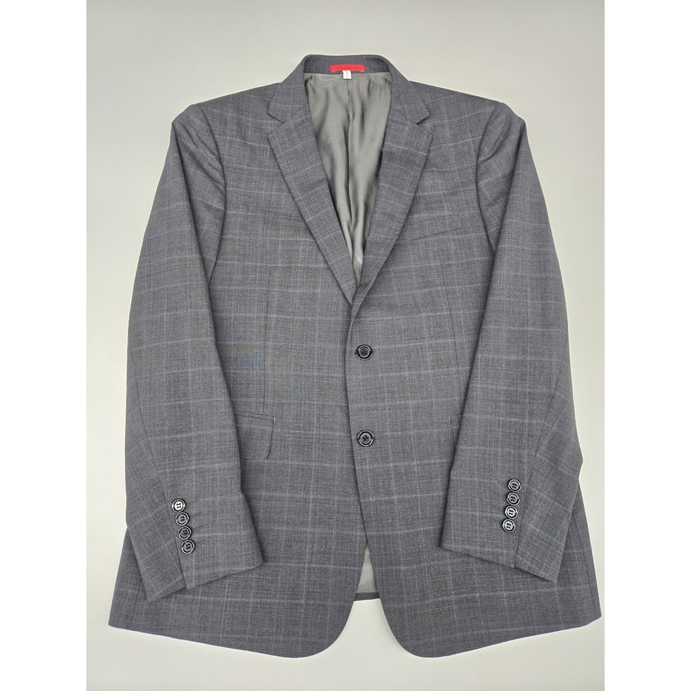 Mattarazi Uomo Men's Super 150's Australian Wool Window Pane Blazer Size 52